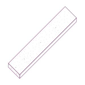 Pavé Vivaô taille 100 x 20 cm