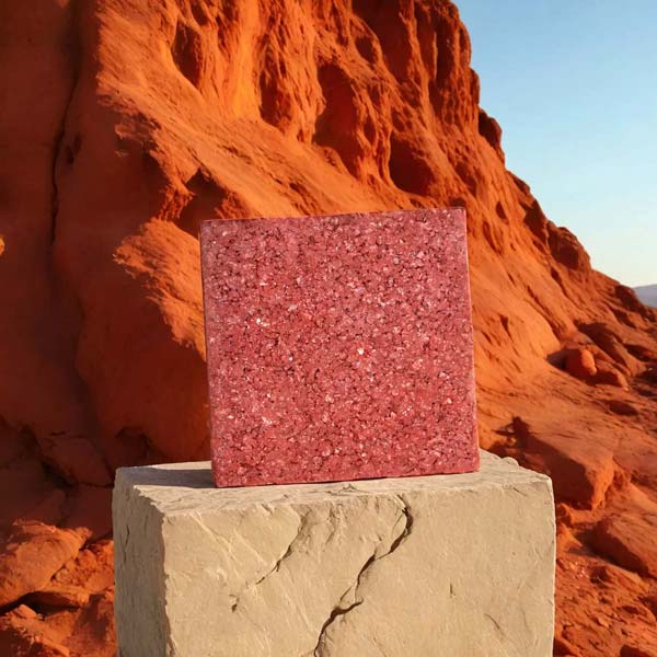 Pavé Vivaô couleur rouge terra